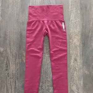 Gymshark Leggings Berry Red